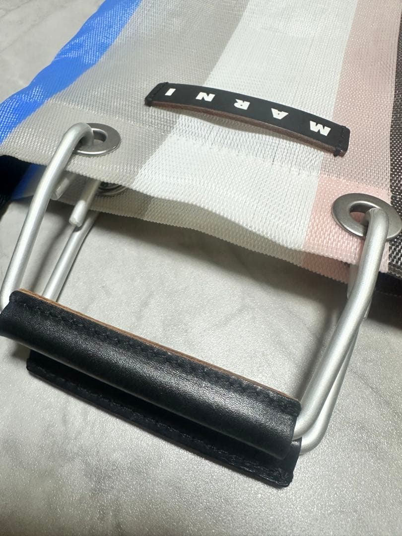 MARNI MARKET ショルダーバッグ ハンドバッグ マルニ リリーホワイト