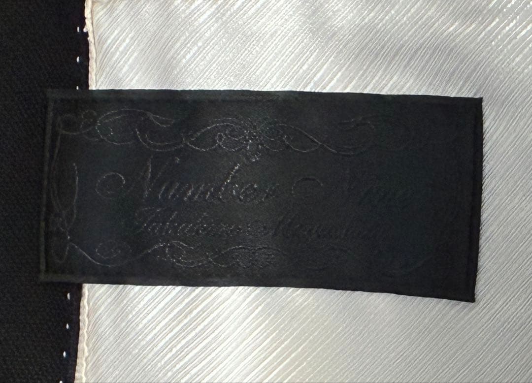 極美品　宮下期　NUMBER NINE ナンバーナイン ベスト　ジレ　黒　L