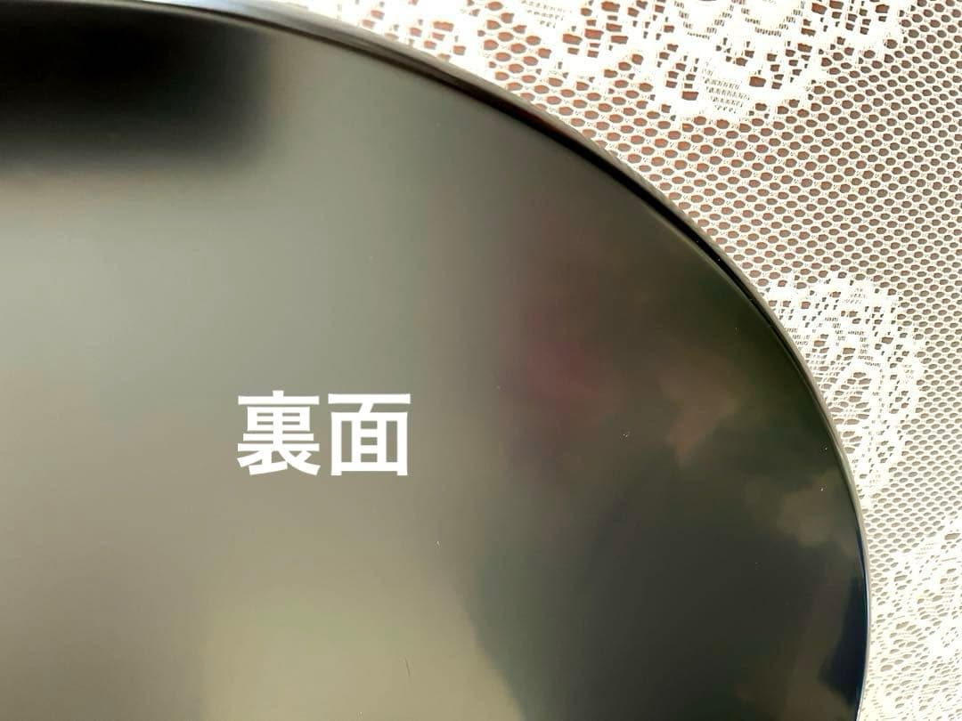 ー木曽塗ー 【未使用】 伊藤敦欣作 古代あかねぬり 特大 半月盆 卓上膳4枚