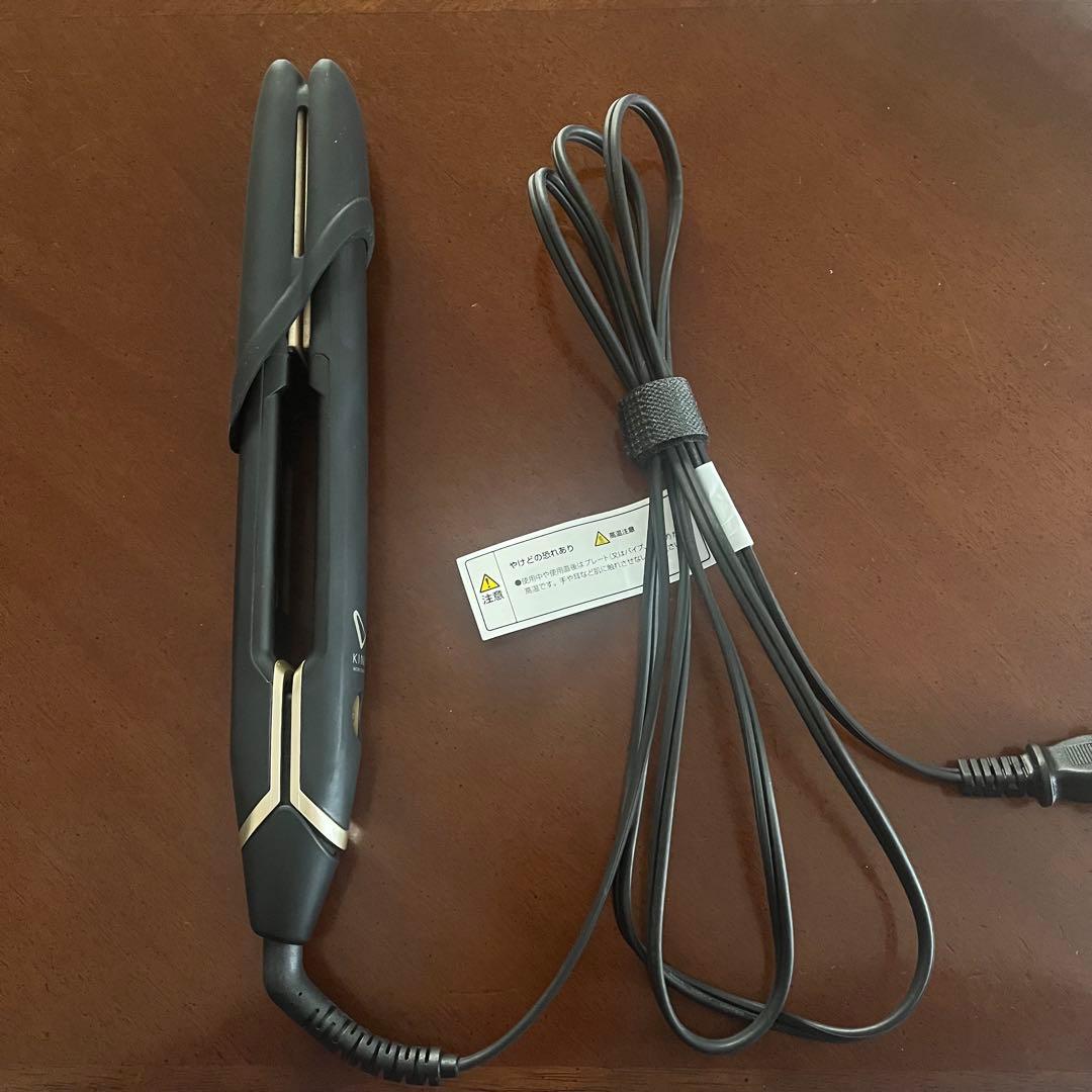 KINJUO W worldwide ストレートヘアアイロン ブラック 絹女