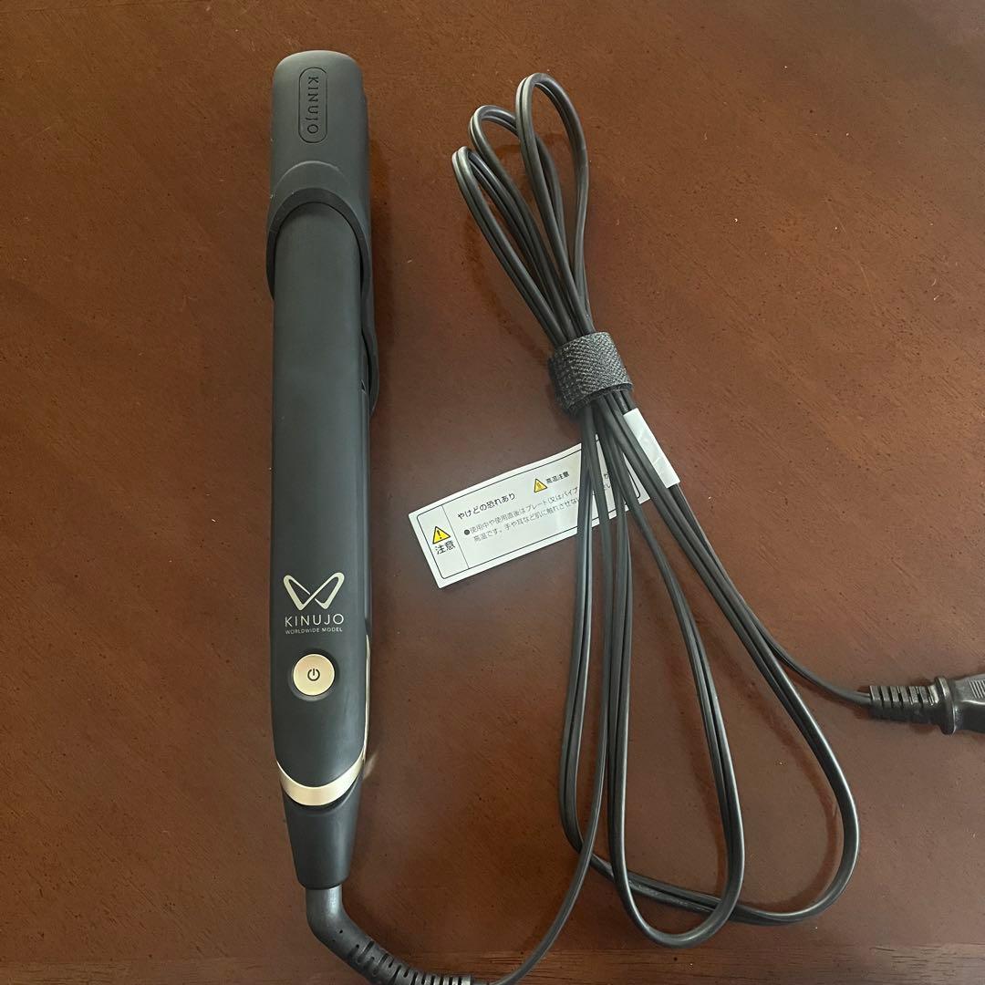 KINJUO W worldwide ストレートヘアアイロン ブラック 絹女