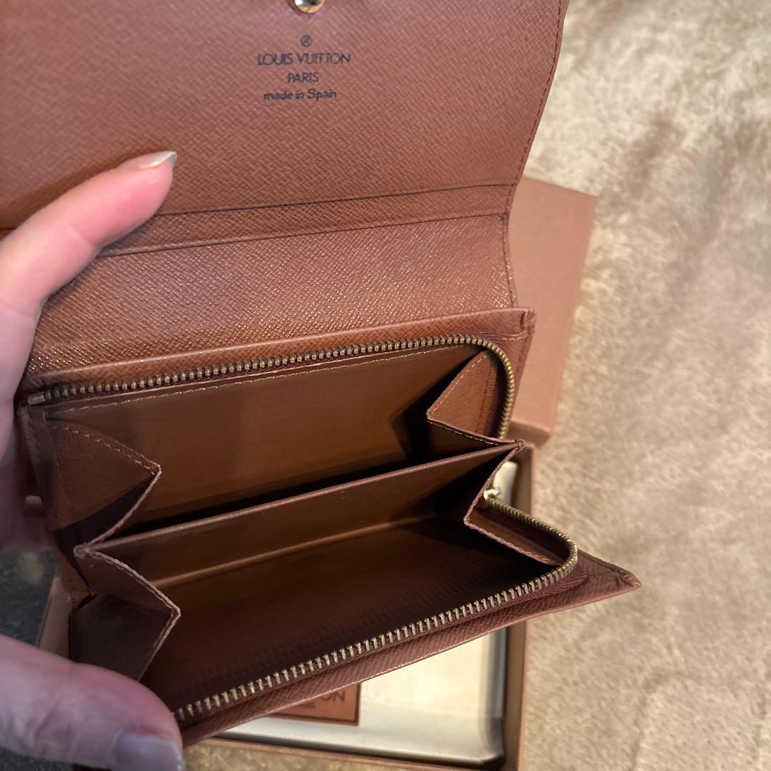 LOUIS VUITTON 二つ折り財布 ダークブラウン