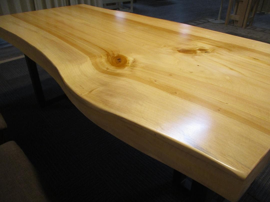 # 1391■　専用　銀杏　イチョウ　テーブル　　ダイニング　座卓　一枚板