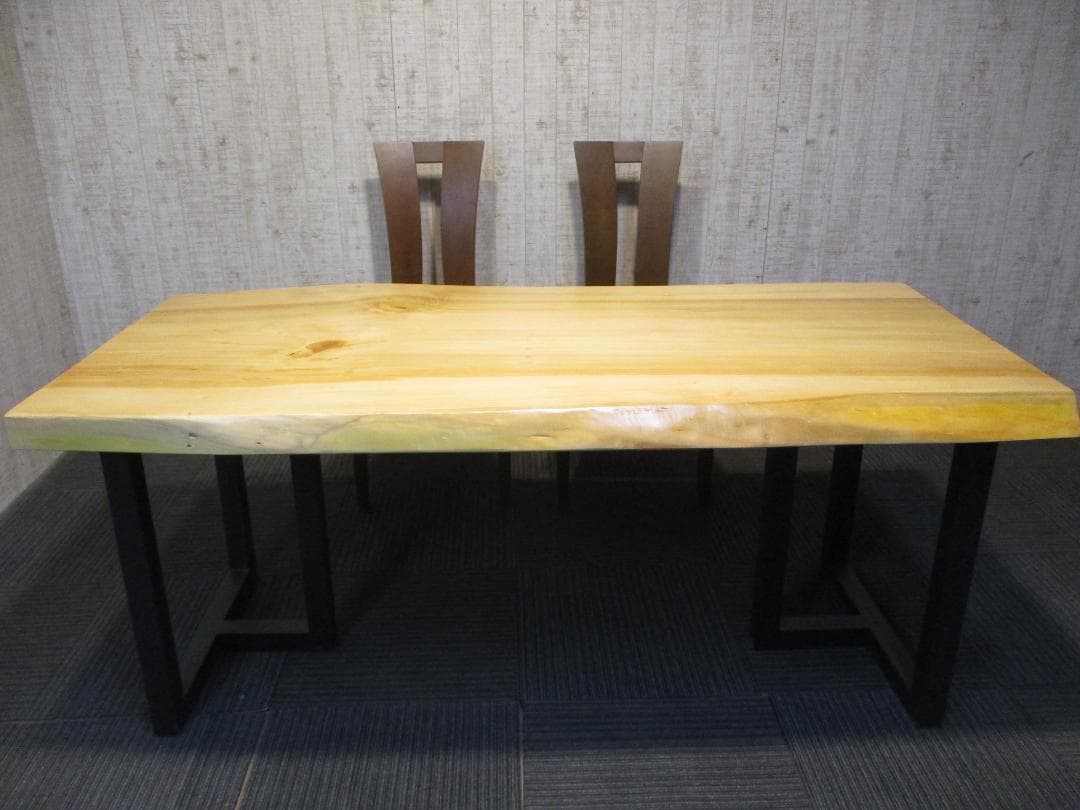 # 1391■　専用　銀杏　イチョウ　テーブル　　ダイニング　座卓　一枚板