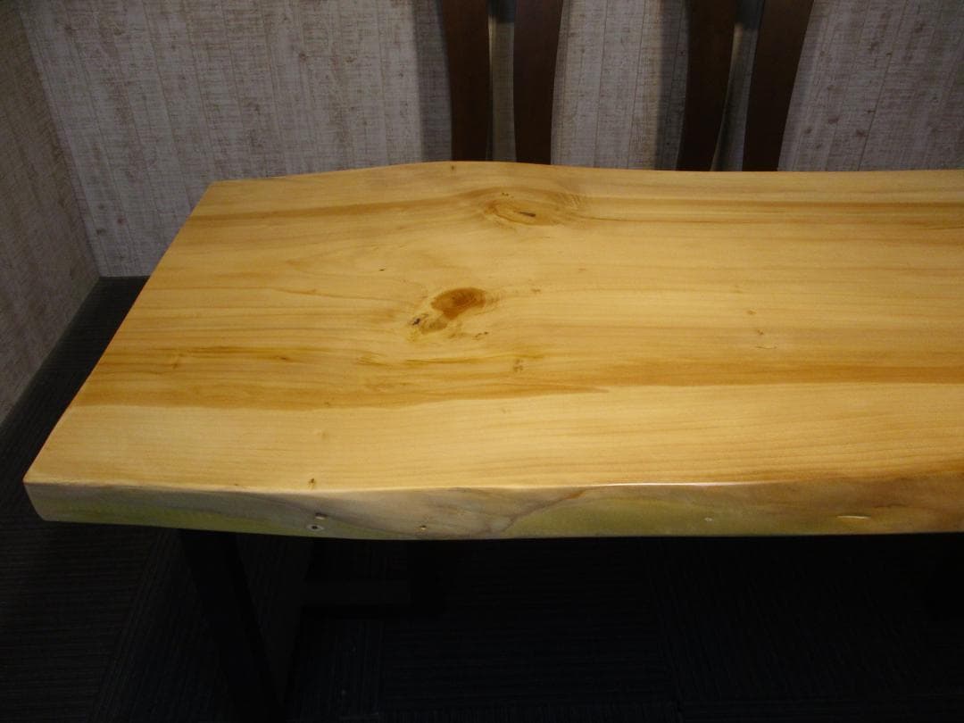 # 1391■　専用　銀杏　イチョウ　テーブル　　ダイニング　座卓　一枚板