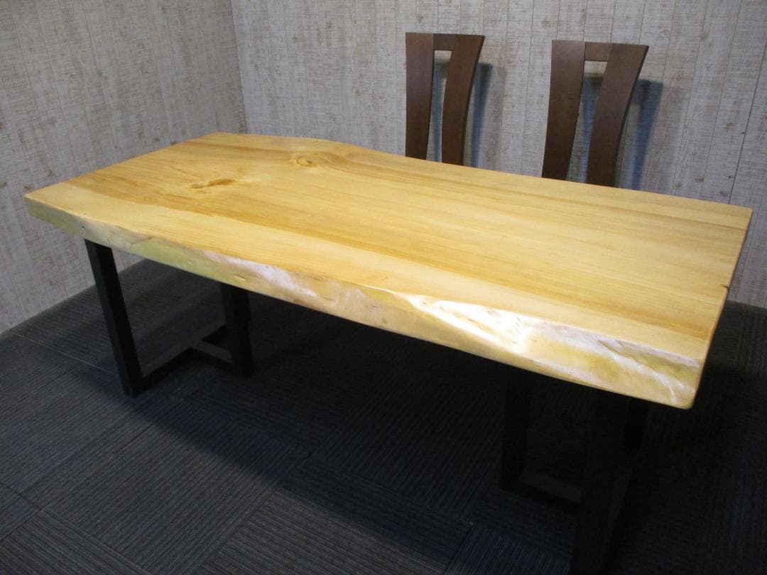 # 1391■　専用　銀杏　イチョウ　テーブル　　ダイニング　座卓　一枚板