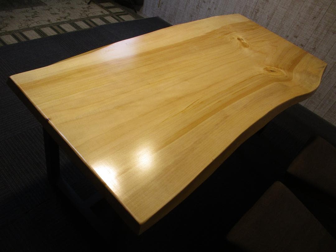 # 1391■　専用　銀杏　イチョウ　テーブル　　ダイニング　座卓　一枚板