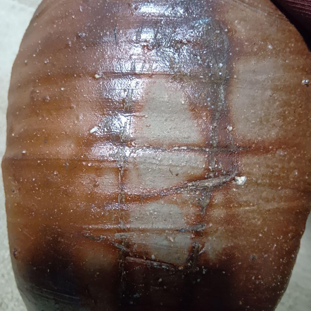 骨董品　備前焼　備前壺　松本勝哉　共箱付き　極美品‼️