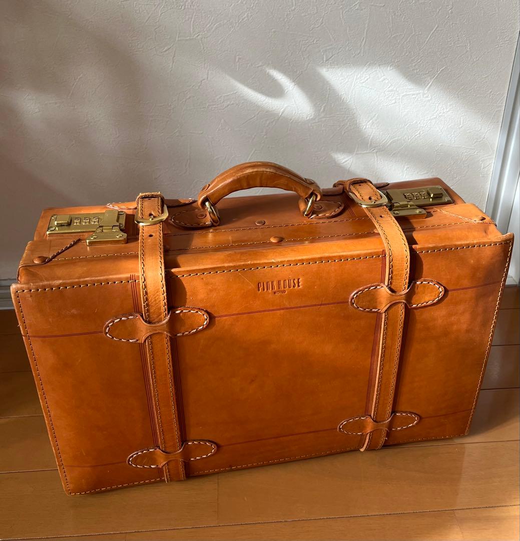 ピンクハウス　革　トランク