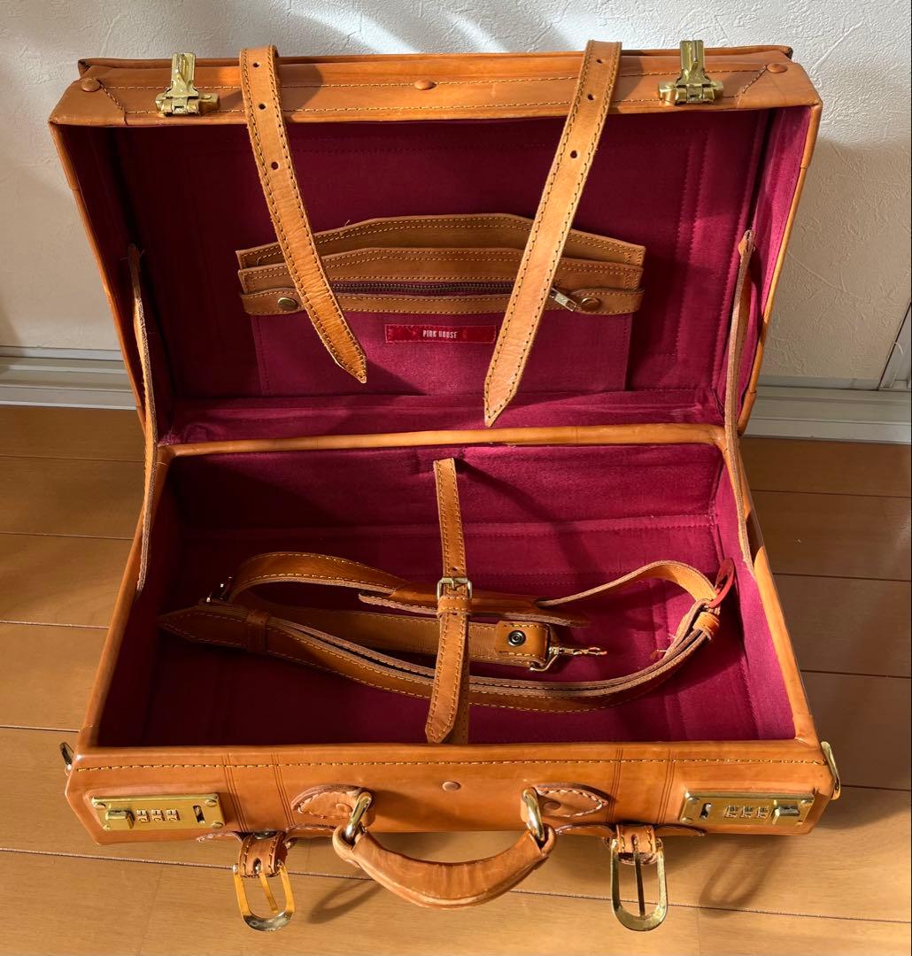 ピンクハウス　革　トランク