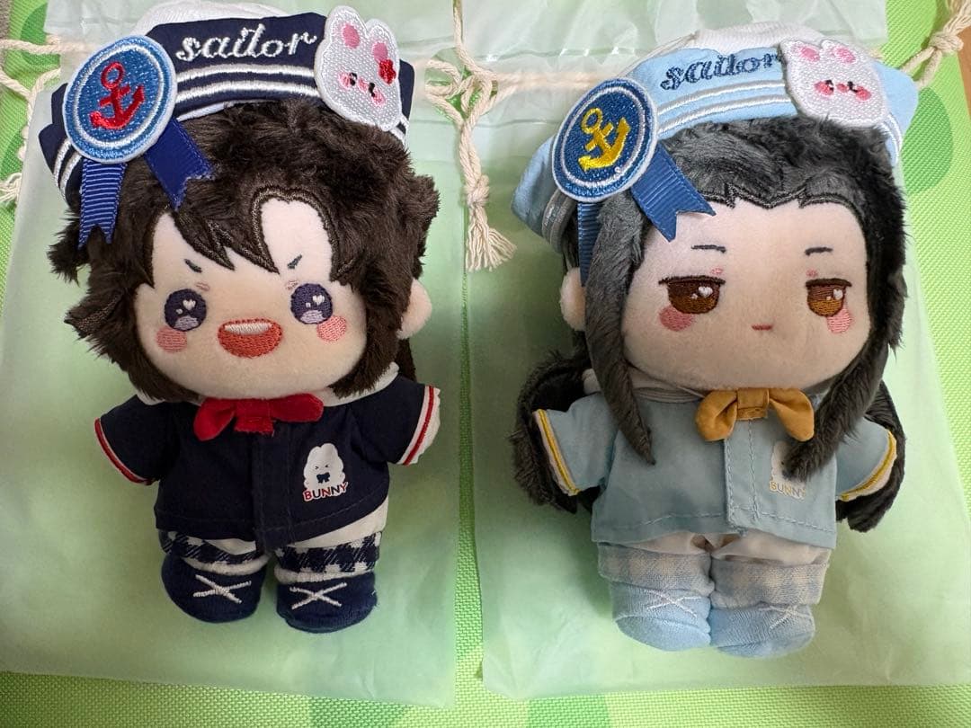 魔道祖師 kazeぬい 10cm 魏無羨&藍忘機 セーラー服