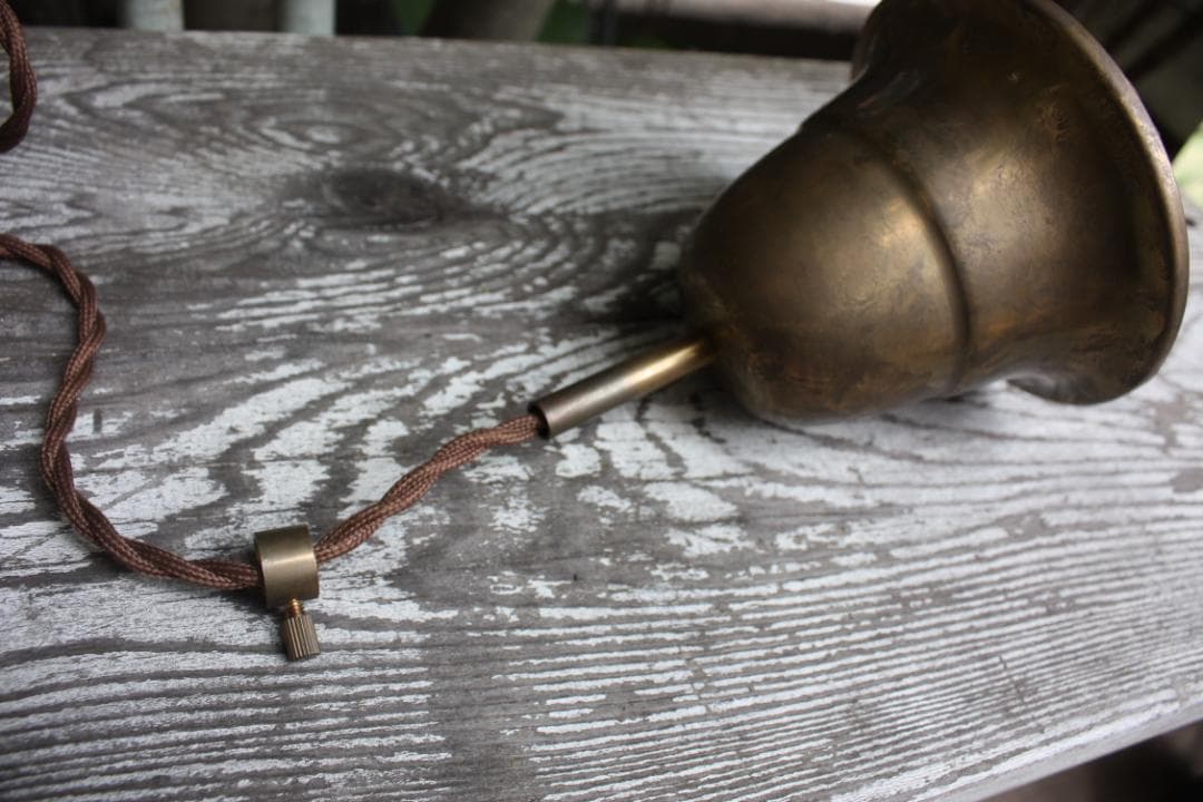 アンティーク ガラス 真鍮 昭和 レトロ E17　店舗什器