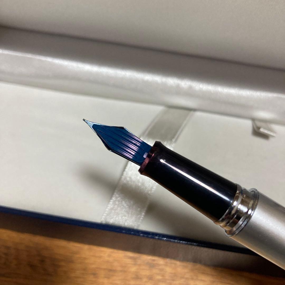 Kobe 万年筆 N-91 シルバー インク付き