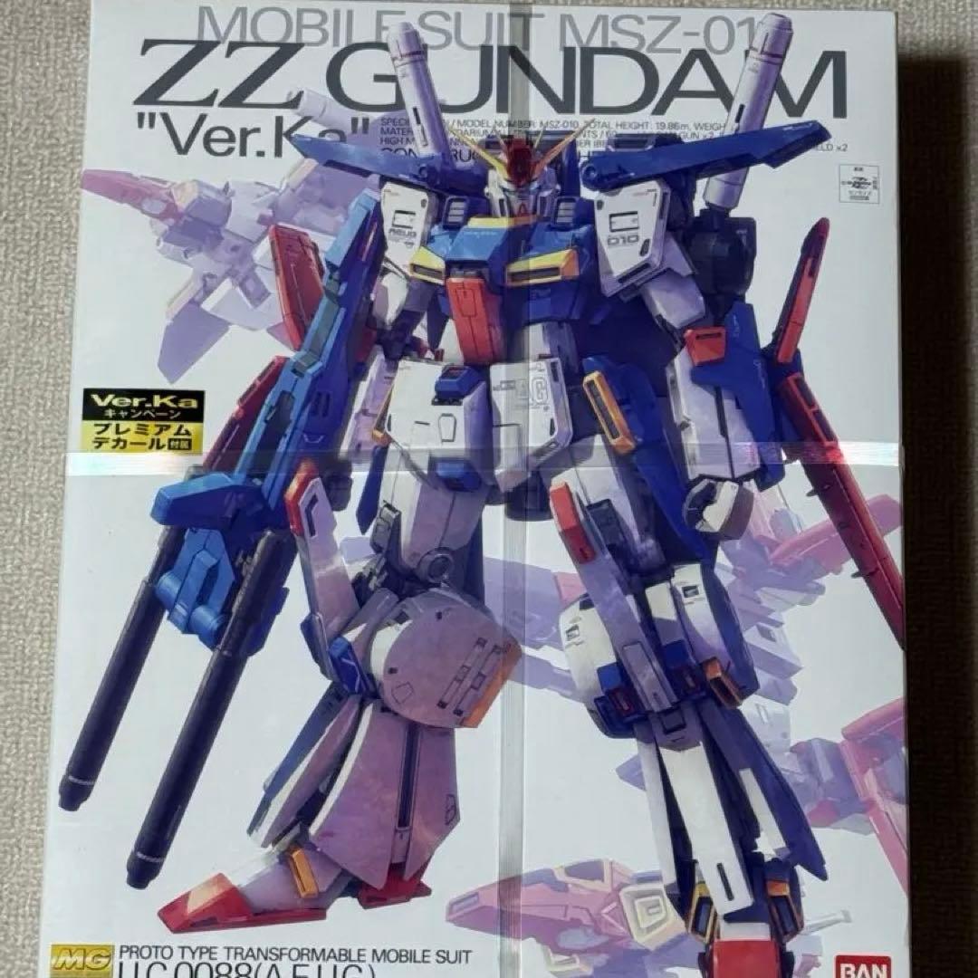 MG ZZガンダム ver.ka プレミアムデカール付 強化拡張パーツ　セット