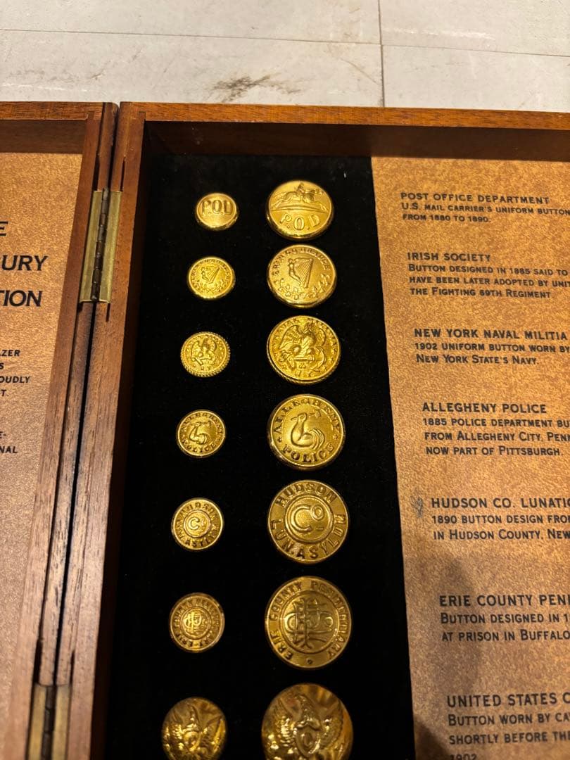 ヴィンテージ チェンジ ボタン ワーク ミリタリー ボタン ワークス