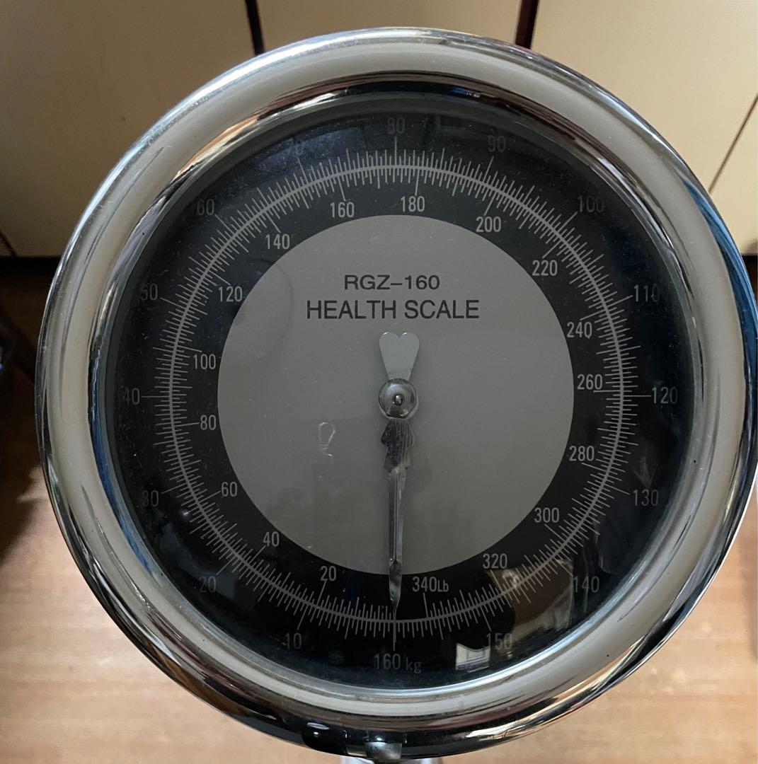 レトロ身長体重計
