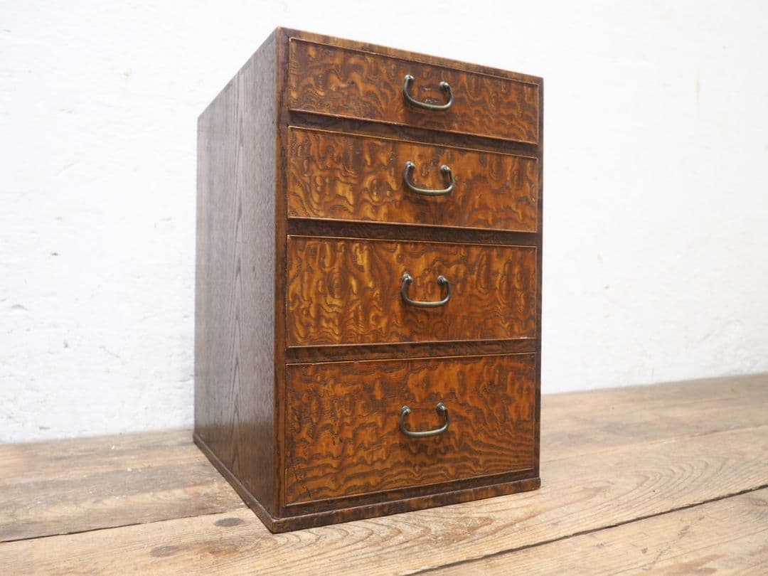 1108　ヴィンテージ　昭和レトロな小引き出し　収納棚　書類ケース　 チェスト