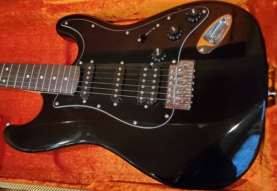 セルダー 【Selder】ストラト 黒 エレキギター SSH