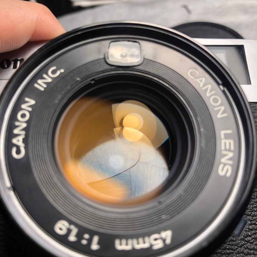 分解整備済 実用美品 Canon QL19 G-III フィルムカメラ 実写付き