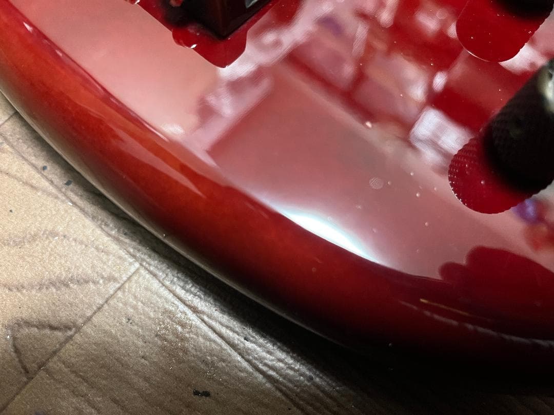 SCHECTER EXTREME-4 ベース アクティブPU シースルーレッド