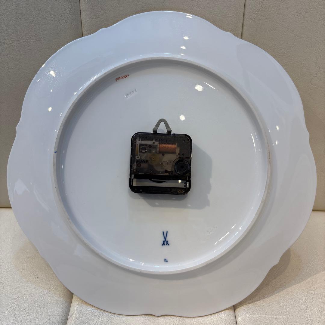 美品！☆マイセン☆ ブルーオニオン 朱金 カラーオニオン 壁掛け時計