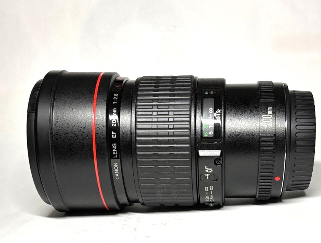 キヤノン EF200mm f2.8 L USMレンズ 動作品　# 4166