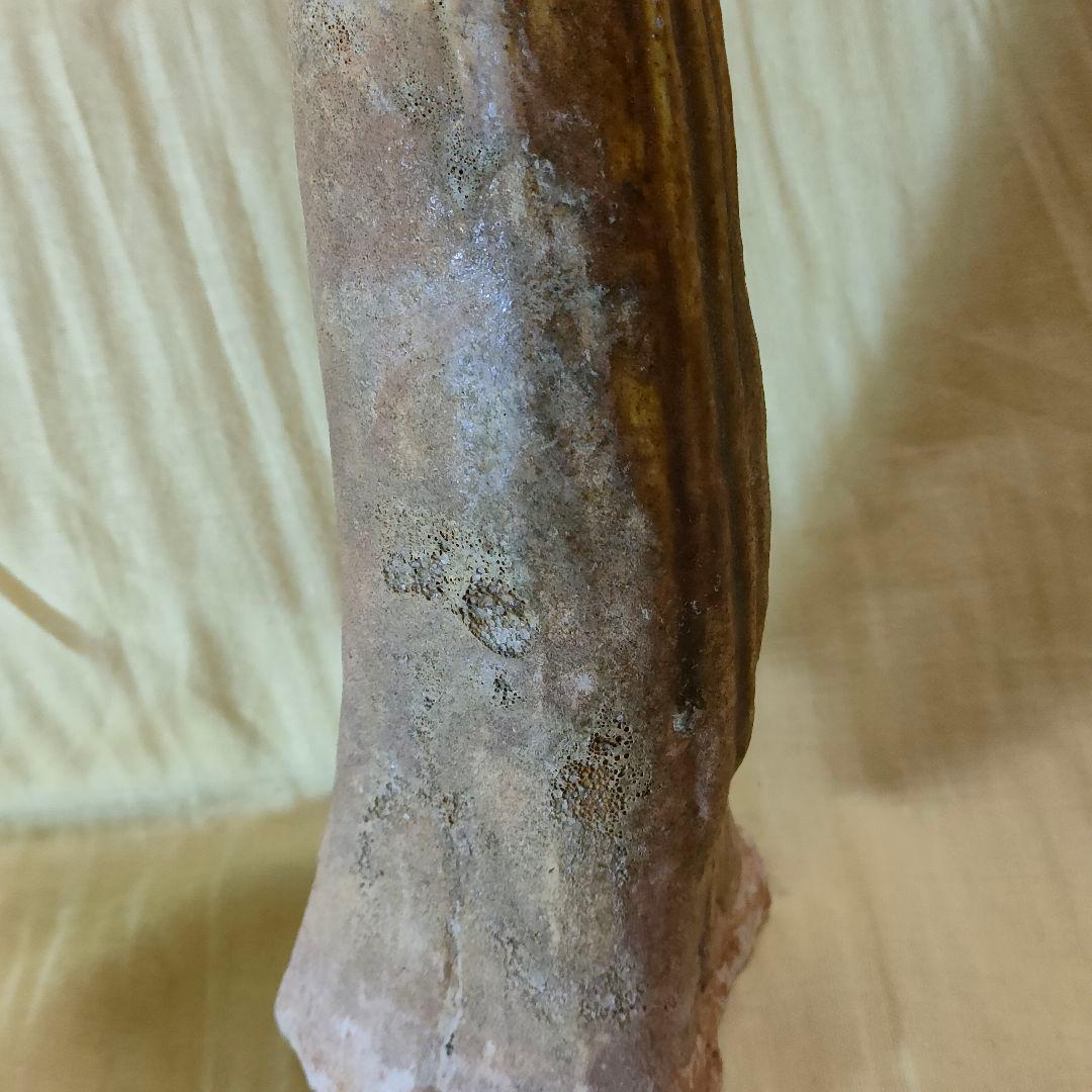 加彩人物俑　中国古陶　古玩　侍女　唐三彩