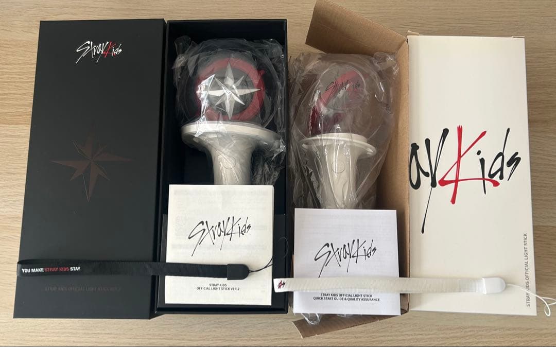 Stray Kids スキズ ペンライト VER.1 VER.2 セット