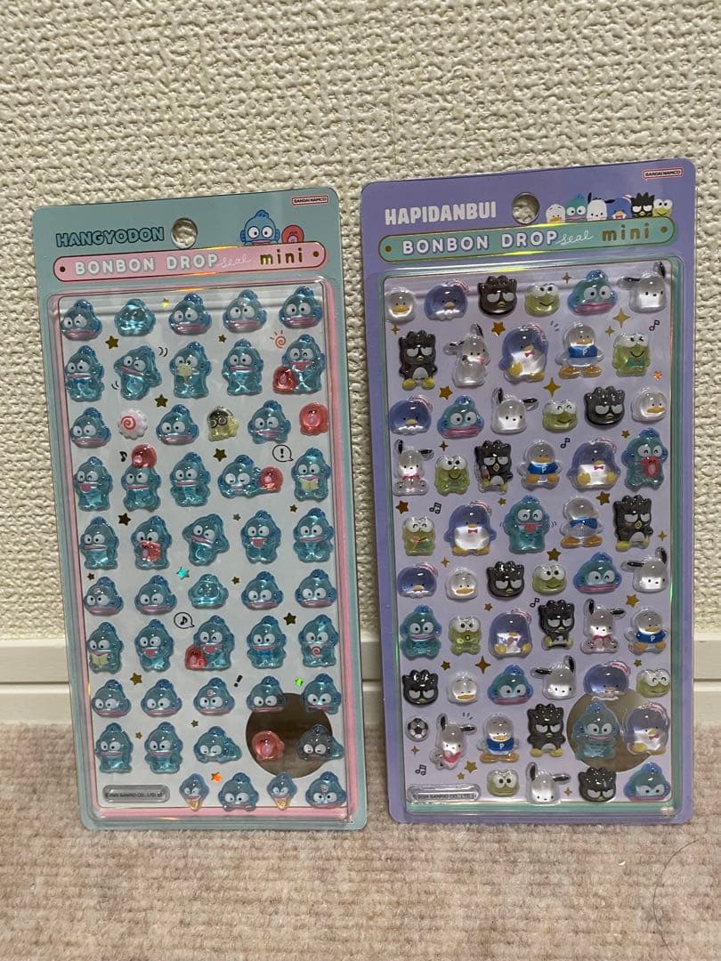 お昼まで！正規品 サンリオ ボンボンドロップシールmini 8種コンプリート