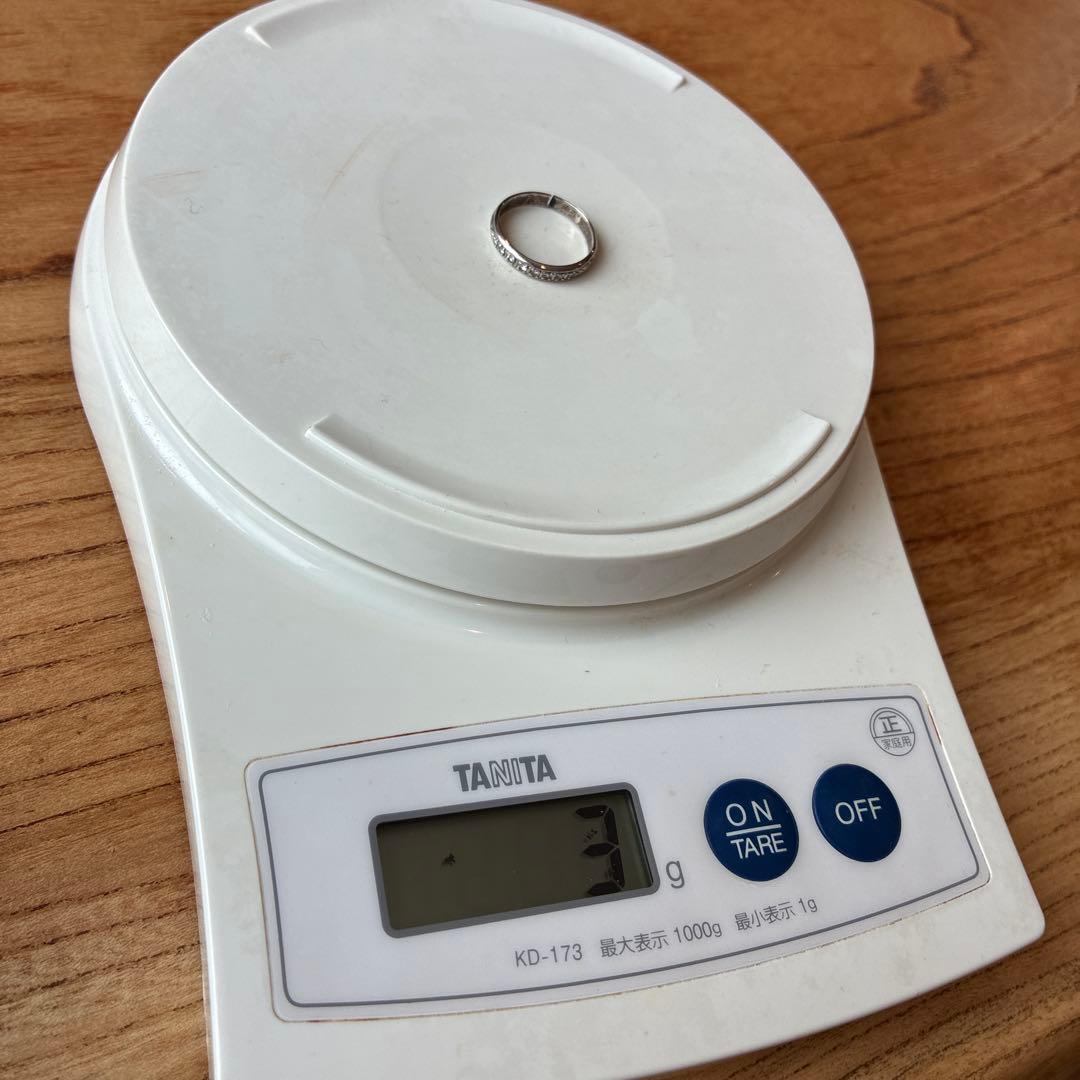 【訳あり】プラチナダイヤモンドリング　指輪