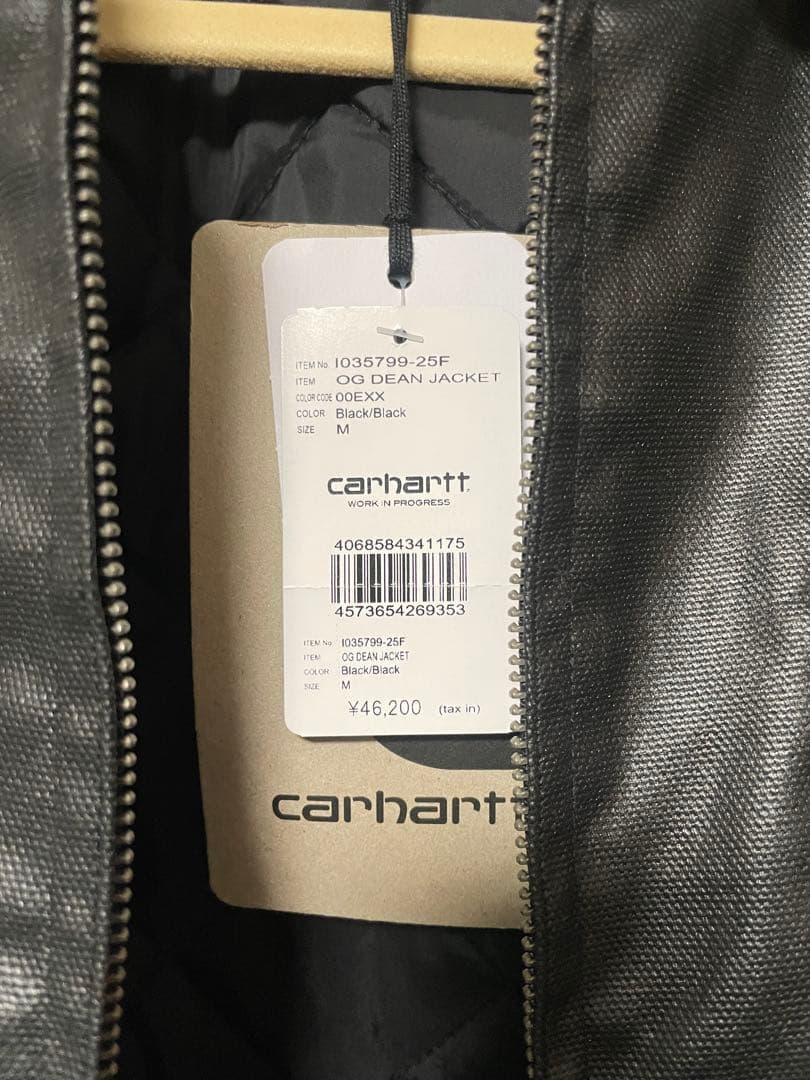 carhartt OG DEAN JACKET ブラック Мサイズ　完売品