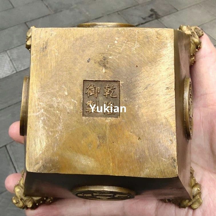 金蟾斗四方 納財 日進斗金 家用 聚宝盆 装飾品 工芸品 美術品