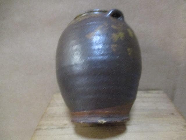 唐物　肩衝双耳茶入　I34-2