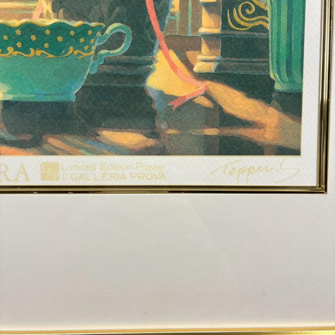 美品 笹倉鉄平「軽井沢の窓辺」シルクスクリーン 額縁入 人気作家 光の情景画家