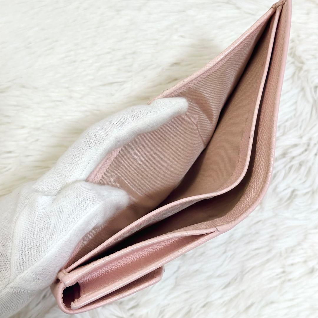 NFC認証 Ferragamo 折り財布 ガンチーニ ロゴクリップ ゴールド