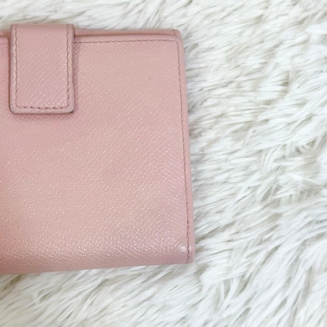 NFC認証 Ferragamo 折り財布 ガンチーニ ロゴクリップ ゴールド