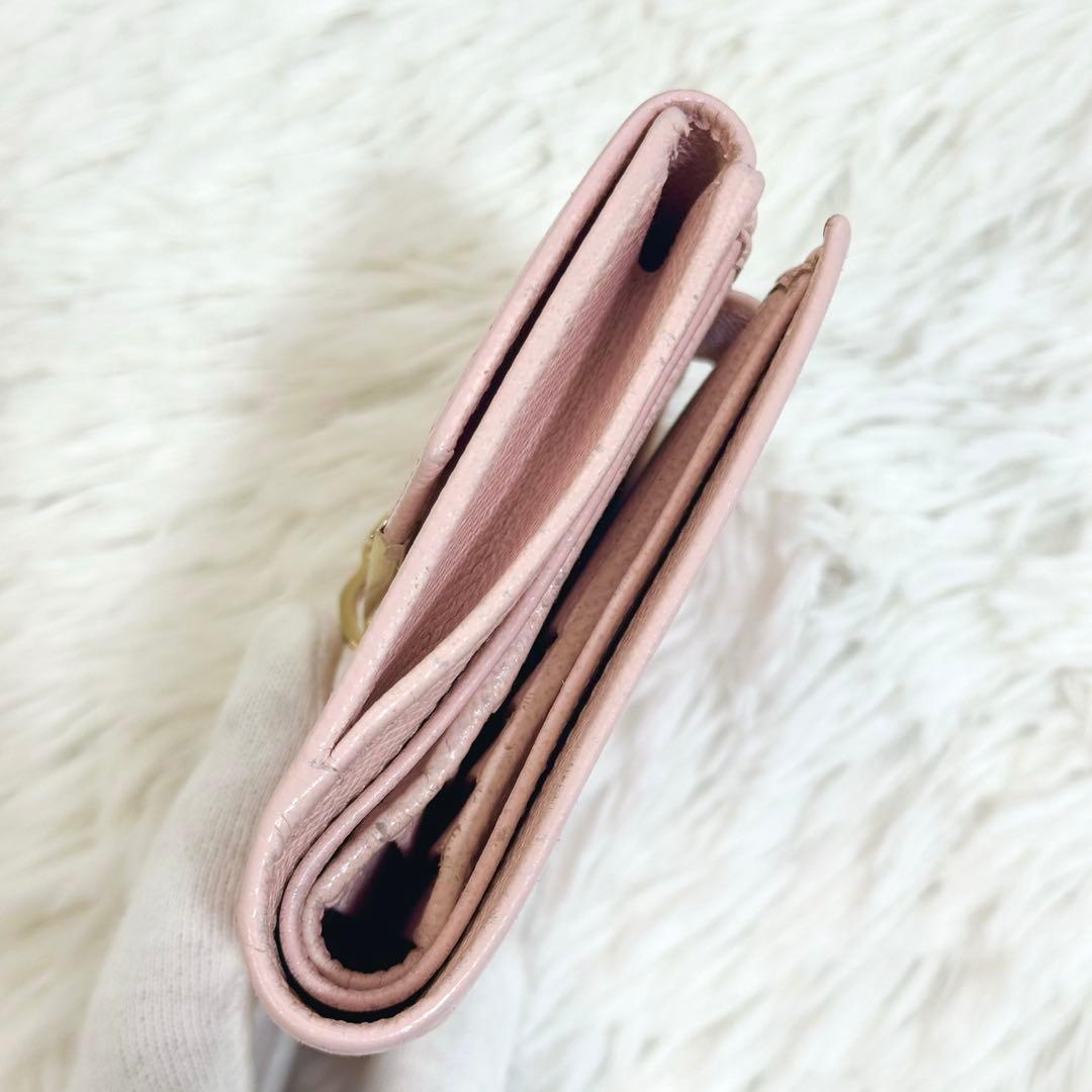 NFC認証 Ferragamo 折り財布 ガンチーニ ロゴクリップ ゴールド