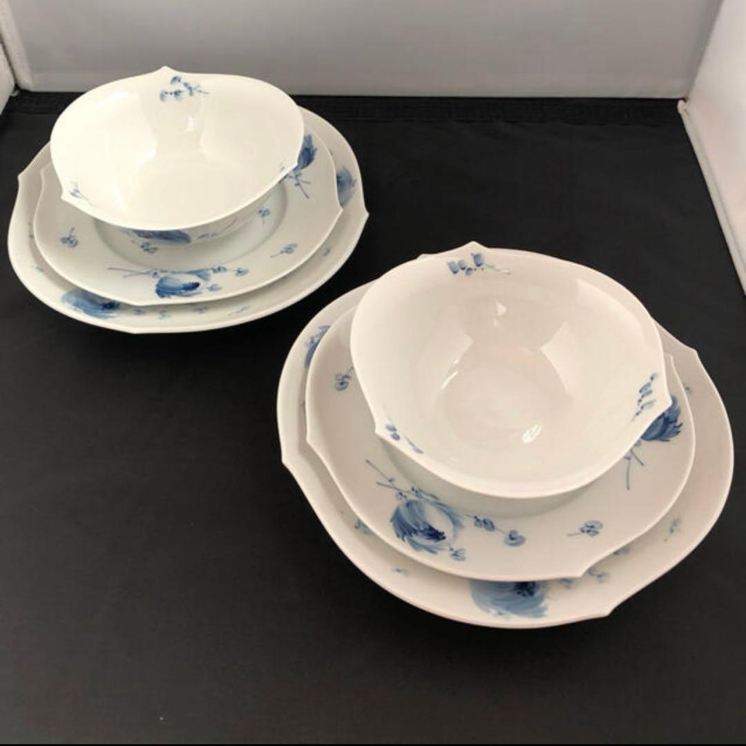 マイセン青い花　2人用セット