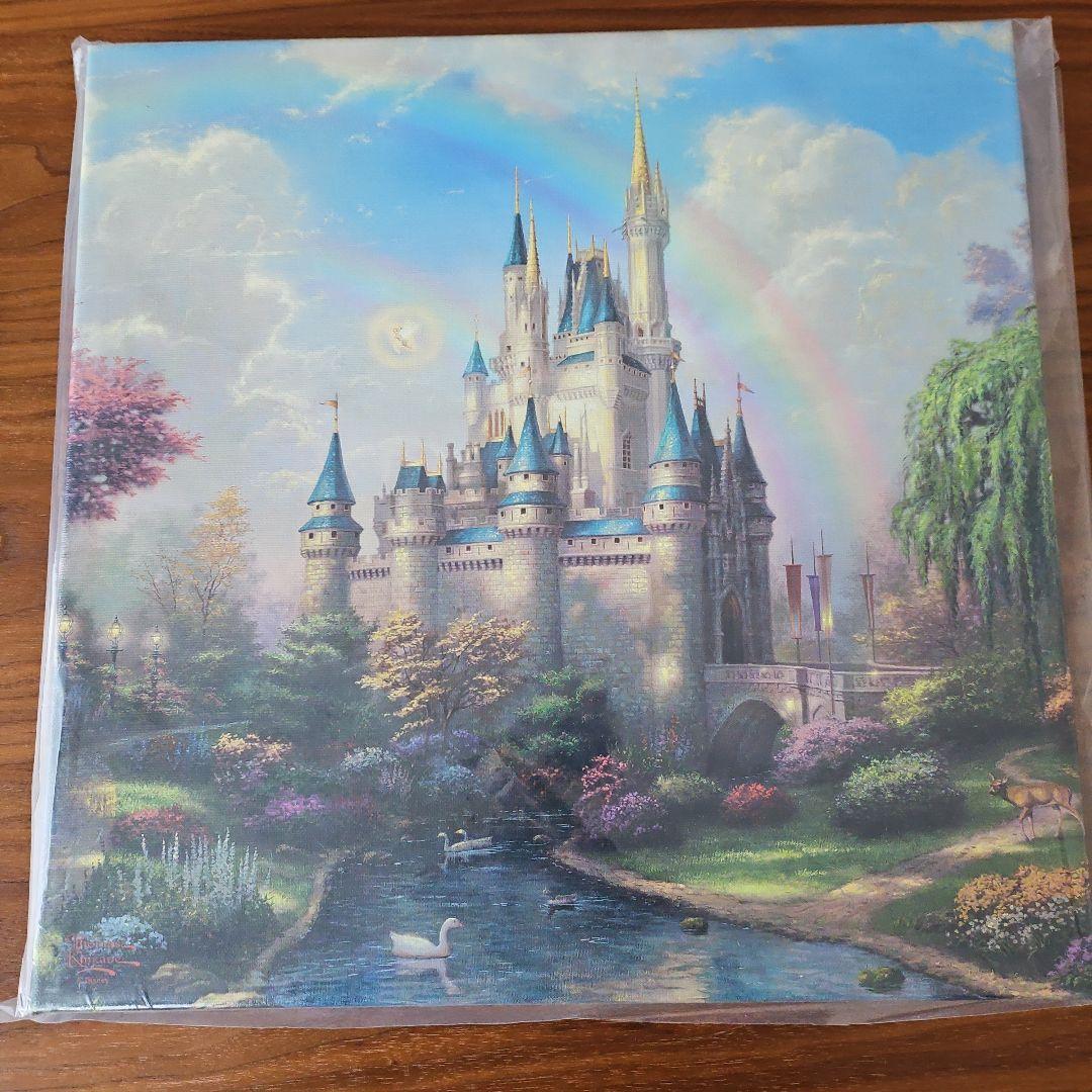 【1月1日まで取置中】トーマスキンケード キャンバスアート シンデレラ城