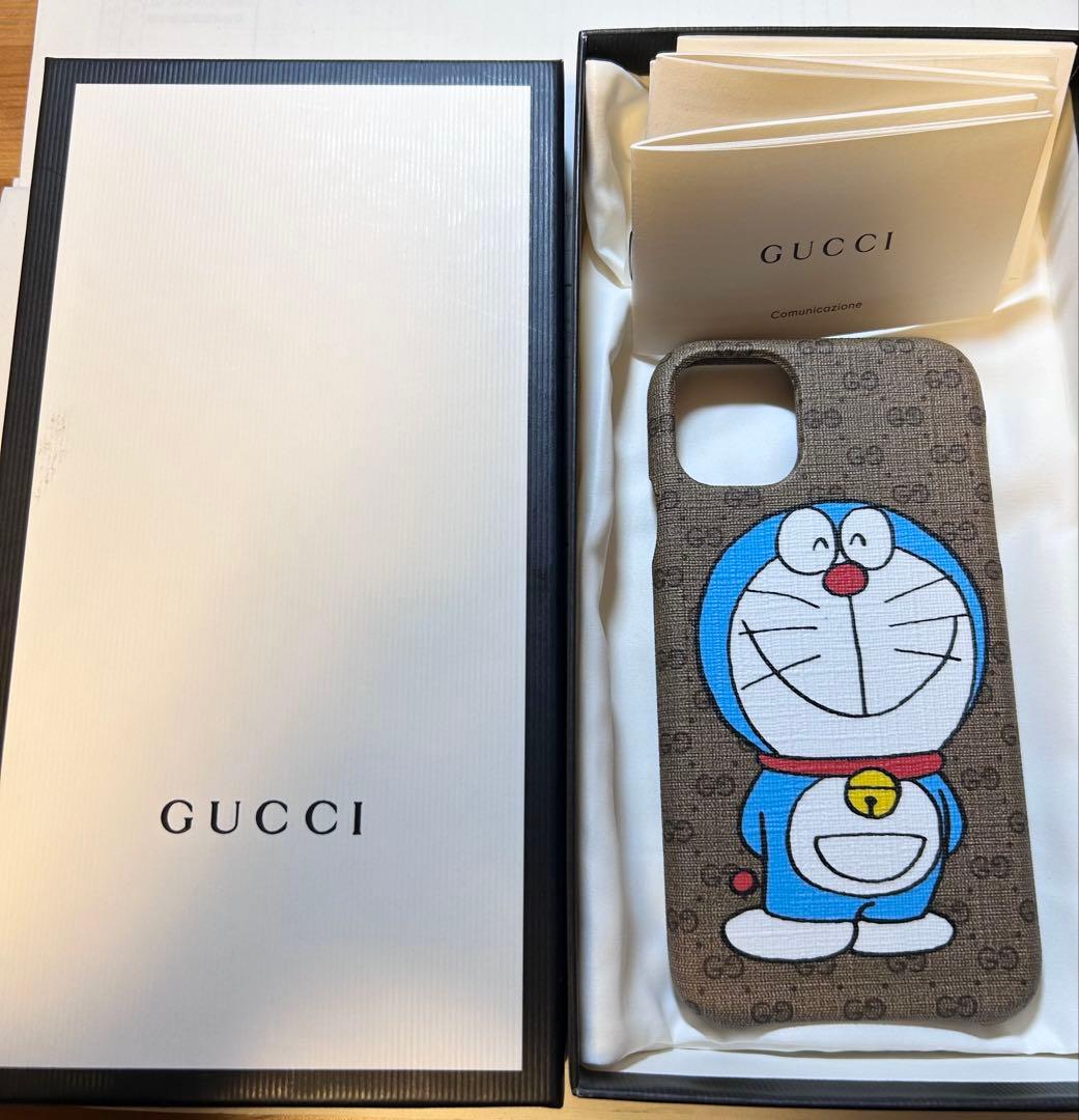 GUCCI ドラえもん iPhone11 ケース 箱付き　袋付き　未使用