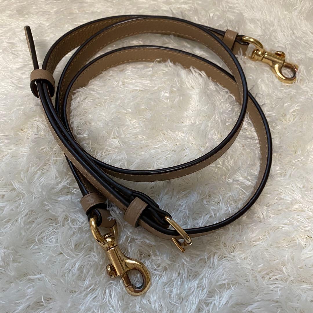 COACHコーチ モリートート ショルダーバッグ 2way レザー ベージュ