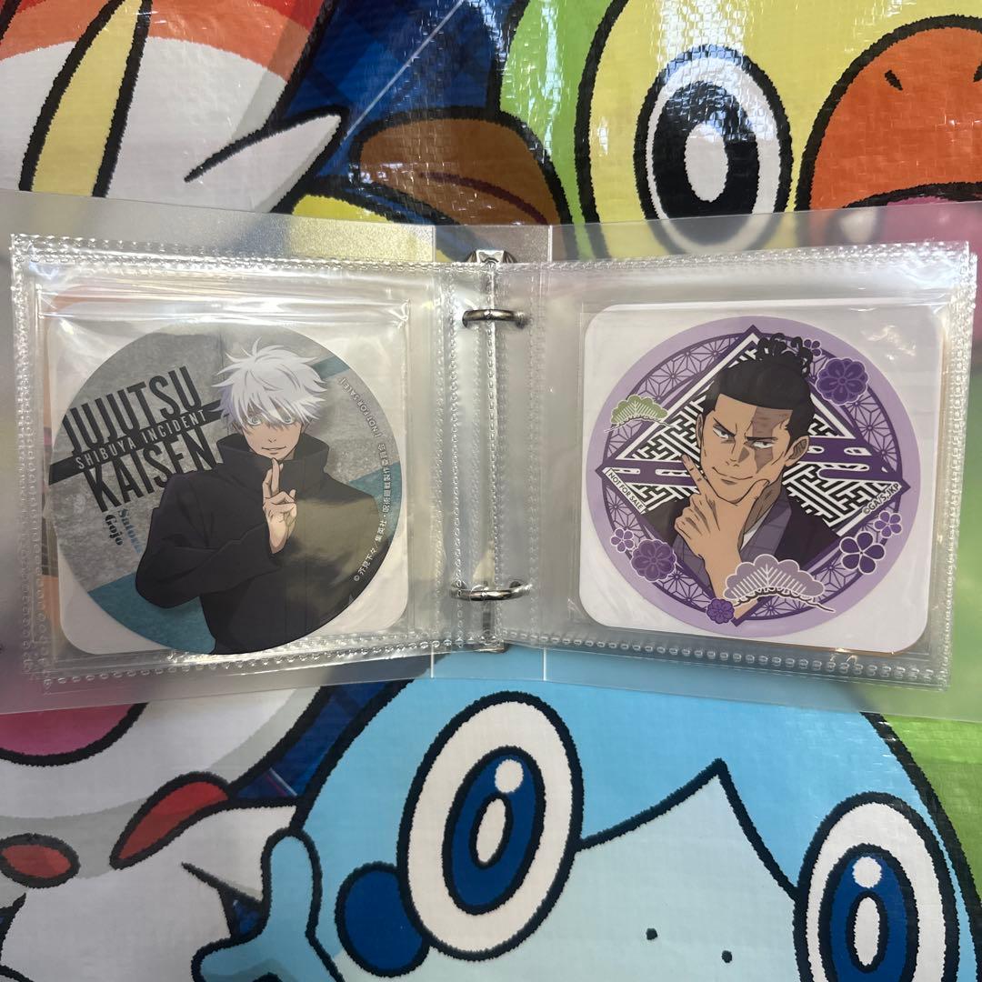 呪術廻戦　コースター38枚　ステッカー12枚　まとめ売り　五条悟