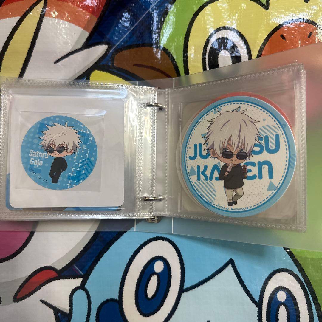 呪術廻戦　コースター38枚　ステッカー12枚　まとめ売り　五条悟