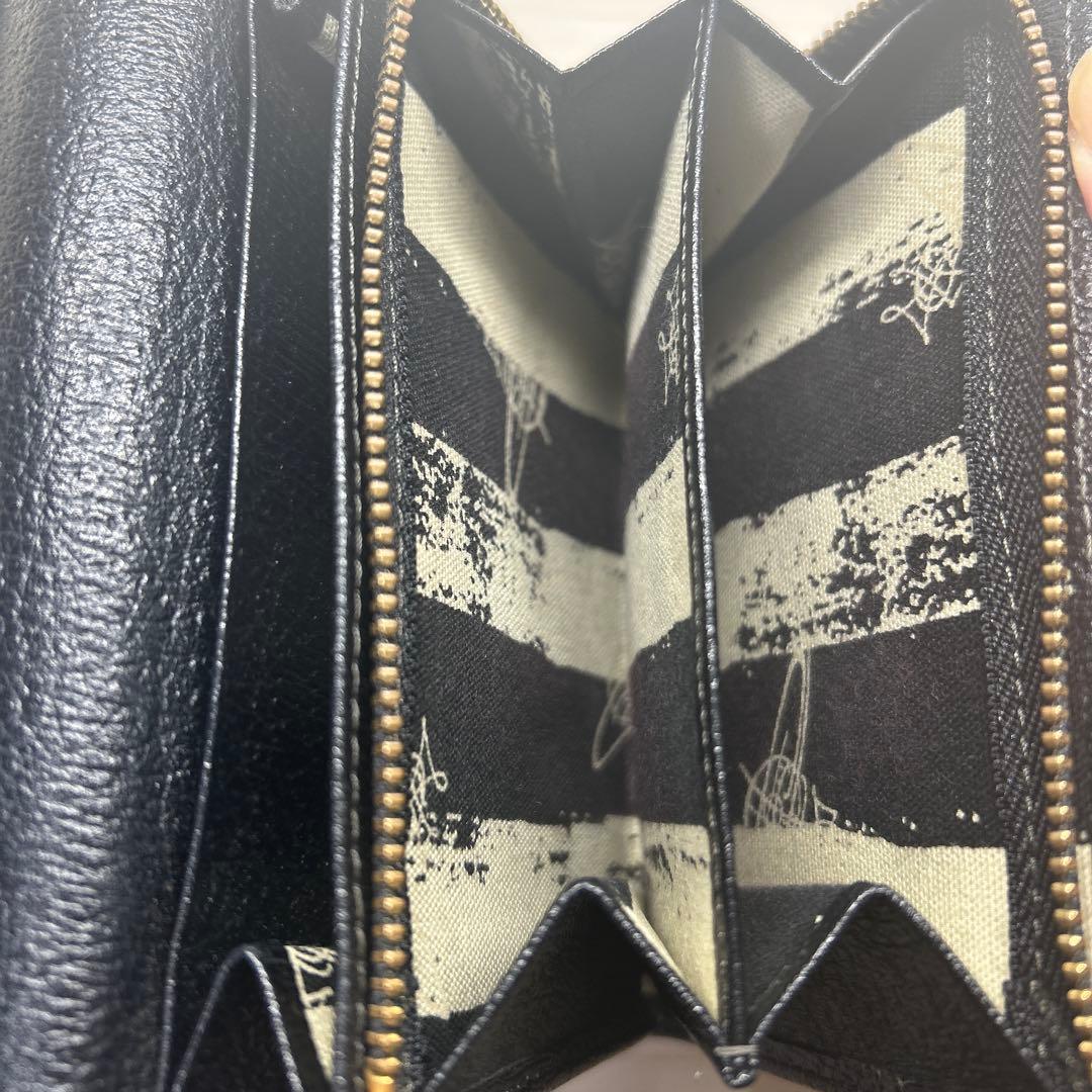 Vivienne Westwood レザー三つ折り財布 黒