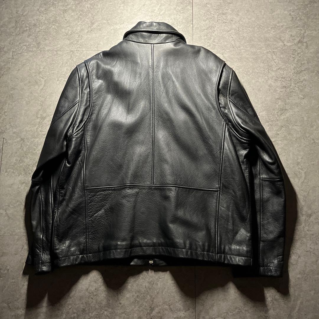 美品 エディーバウアー シングル レザージャケット XL 送料無料