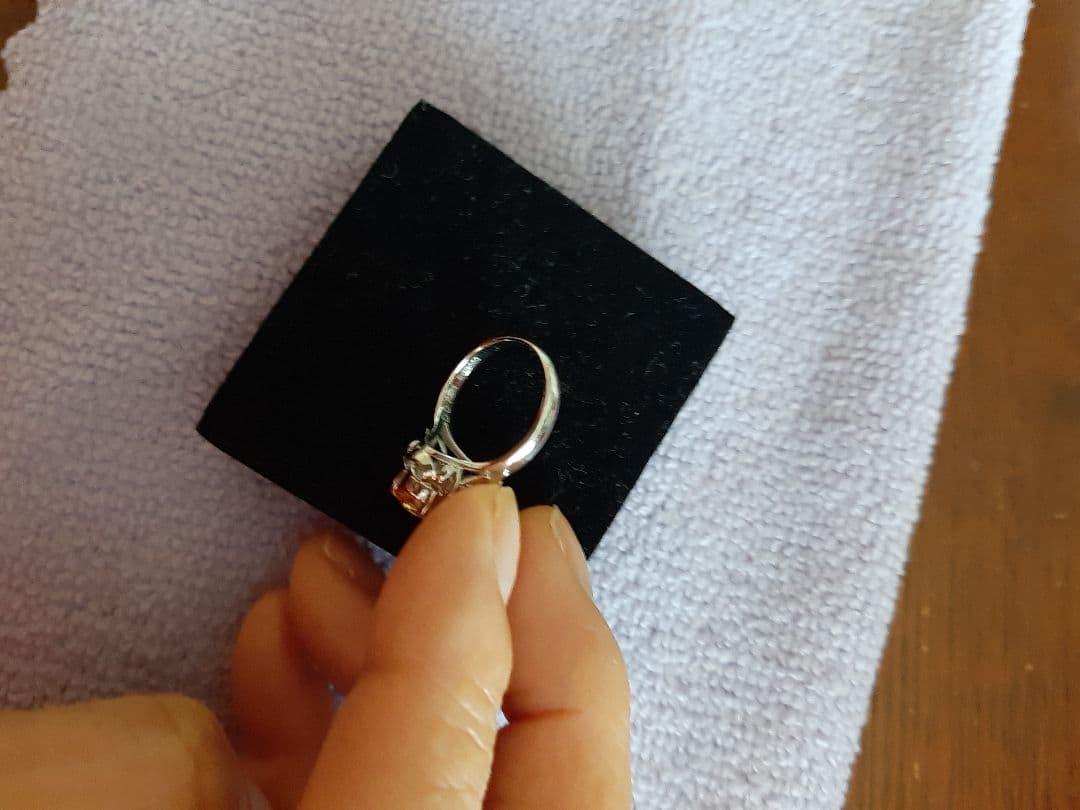 インペリアルトパーズダイヤモンドリング