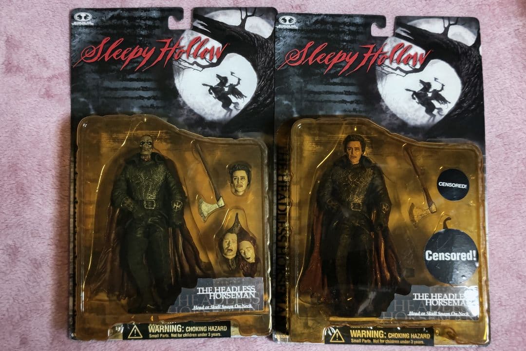 スリーピーホロウ　首無し騎士　通常版とエラーパッケージ版のセット