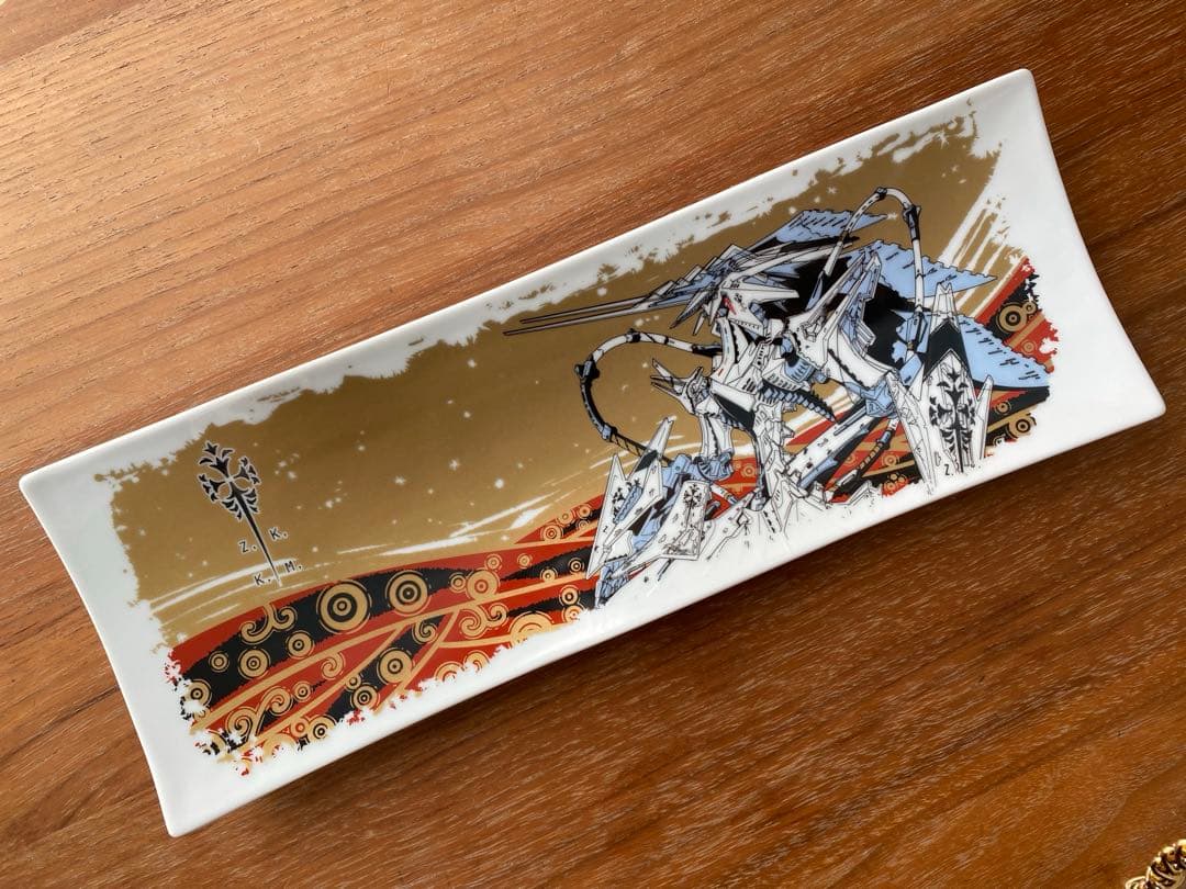 FSS/ファイブスター物語 九谷焼 長皿【希少】