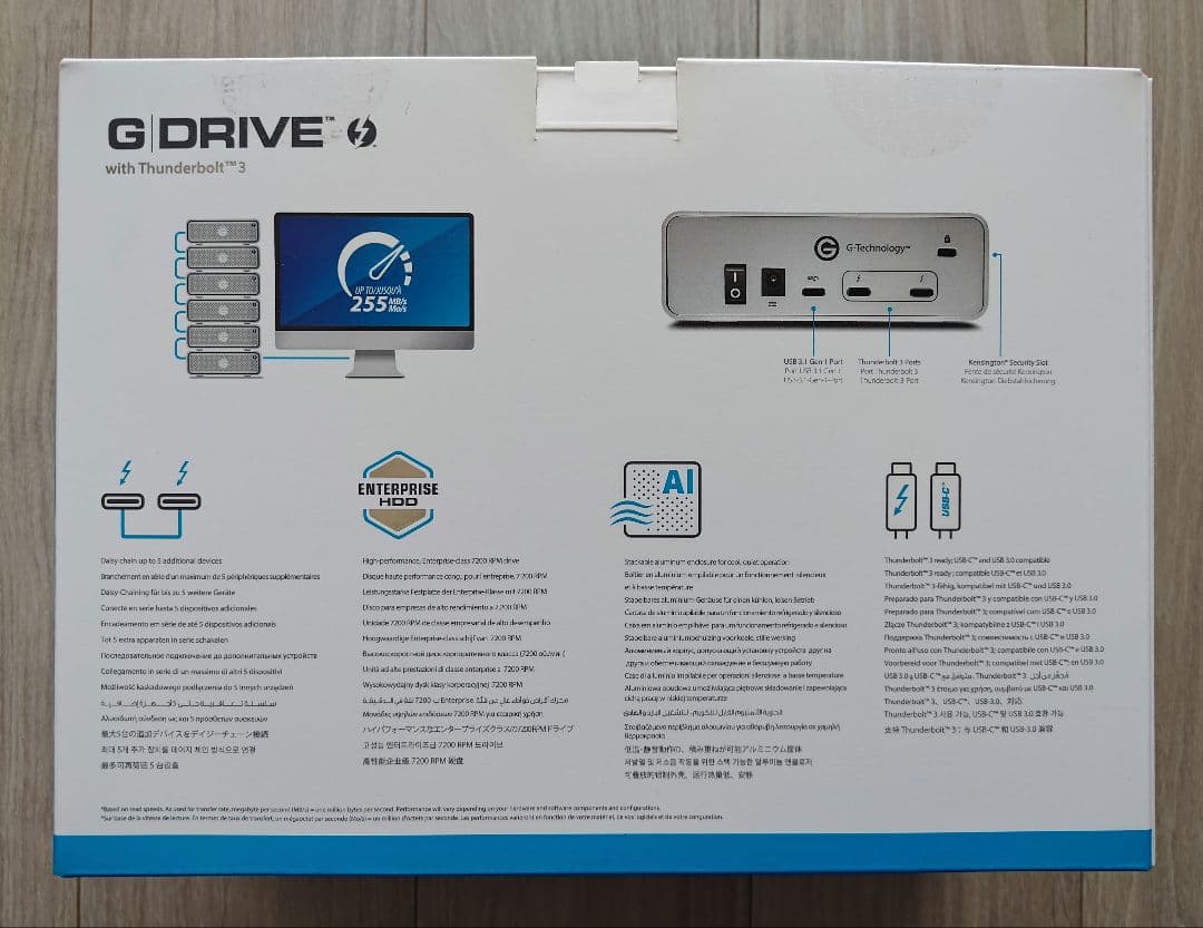 【業務用】G-Drive with Thunderbolt3 18TB※PC通電