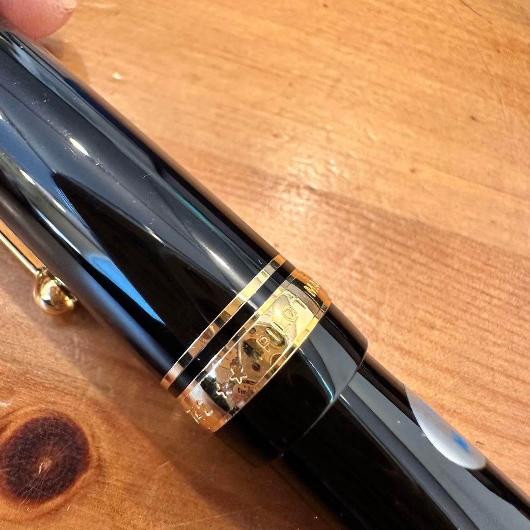 PILOT 万年筆 カスタム742 細字F ブラック